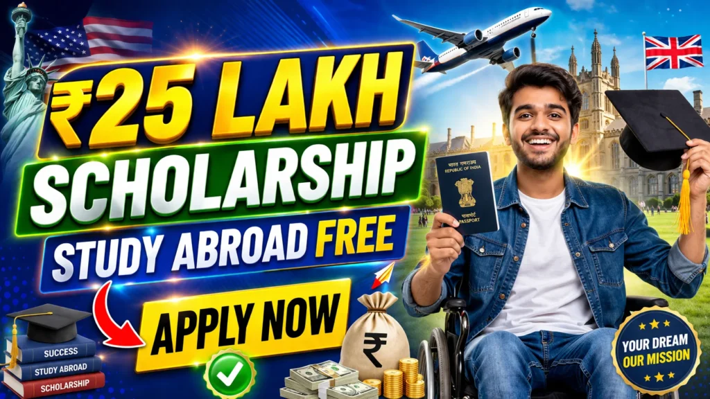 National Overseas Scholarship for Students With Disabilities 2026 scholarship for disabled students study abroad
