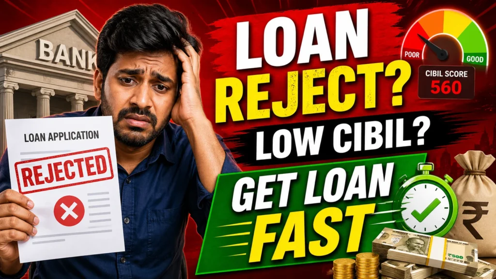 Low CIBIL Score Loan Kaise Le tips and loan options