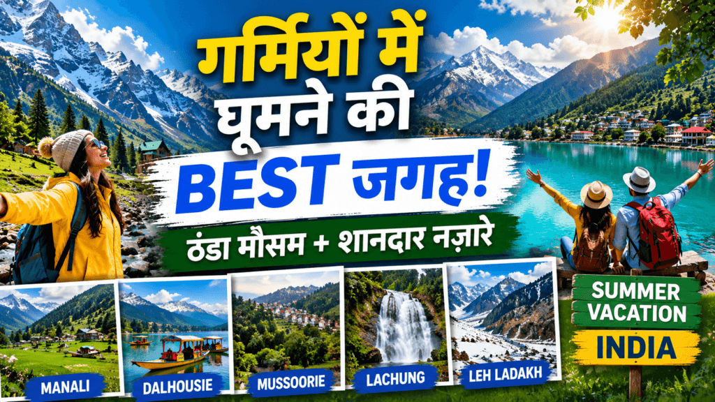 भारत में गर्मियों में घूमने की सबसे अच्छी ठंडी जगहें