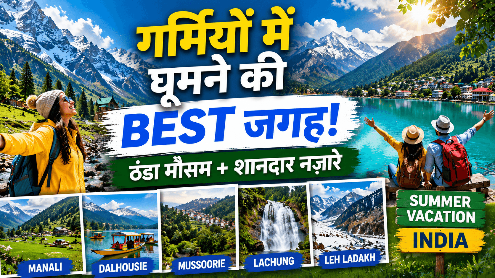 भारत में गर्मियों में घूमने की सबसे अच्छी ठंडी जगहें